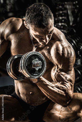 Naklejka dekoracyjna bodybuilding