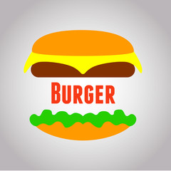 nice vector logo for food burger fo eps 10