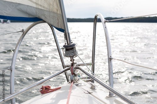 Beutiful lake photographed from yacht