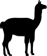 Sticker - Lama silhouette