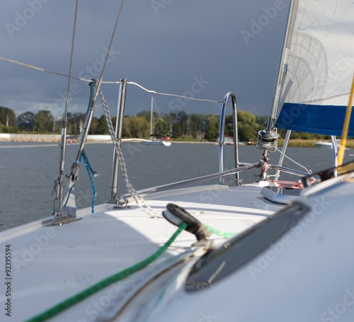 Beutiful lake photographed from yacht