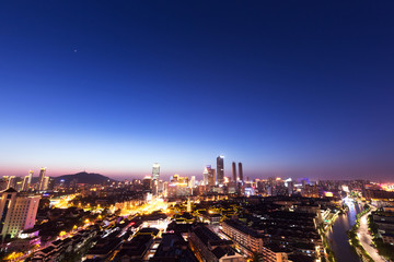 Wall Mural - Chinese city at night