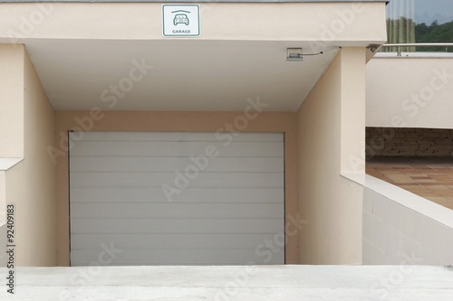 Underground Garage In Residential Building Buy This Stock Photo