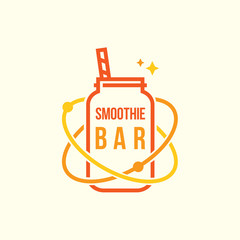 Smoothie bar vector logo