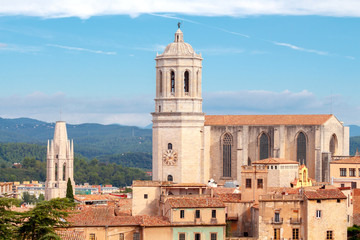 Wall Mural - Girona. Cathedral.