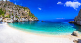 Fototapeta Fototapety z morzem do Twojej sypialni - most beautiful beaches of Greece - Achata, in Karpathos island