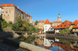 Cesky Krumlov, view of the old town, Czech Republic