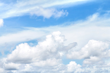 Wall Mural - the clouds in blue sky