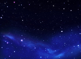 Wall Mural - night sky, milky way, galaxy background