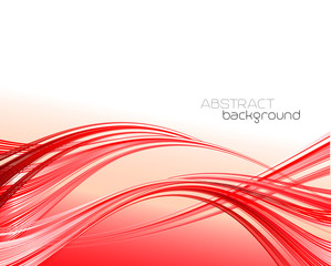 Aufkleber - Red abstract background. Vector
