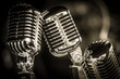 © Steve Mann - sepia toned retro microphone closeup