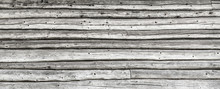 Old Wooden Logs Wall