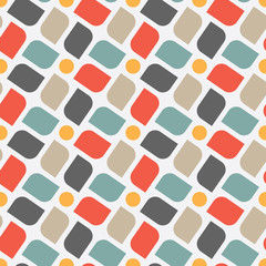 Wall Mural - retro seamless pattern