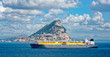 Liquid gas tanker in Gibraltar