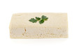 © nipaporn - tofu cheese on white background