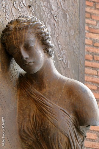 Fotografie, Obraz Detail brána baziliky Santa Maria degli Angeli