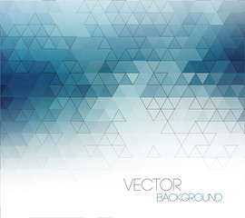 Poster - Abstract blue light template background
