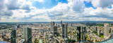 Fototapeta Miasta - Frankfurt am Main skyline panorama, Hessen, Germany