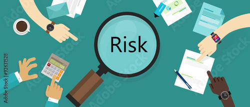 Fotomural risk management asset vulnerability assessment concept