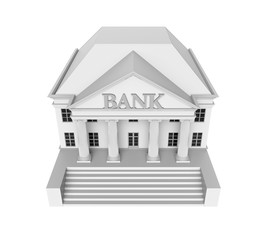 Wall Mural - Bank Building Illustration