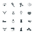 © LynxVector - Set of sixteen beauty and fasion icons