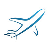 Fototapeta  - samolot wektor logo