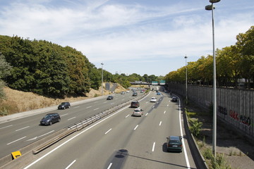 Poster - Trafic routier sur le périphérique à Paris