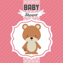 Sticker - baby shower 