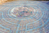 Fototapeta  - Ancient Mosaics in the Archaeological Site, Paphos, Cyprus