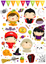 Kids In Halloween Costume
