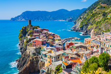 Lanscape Of Vernazza In Cinque Terre, Italy