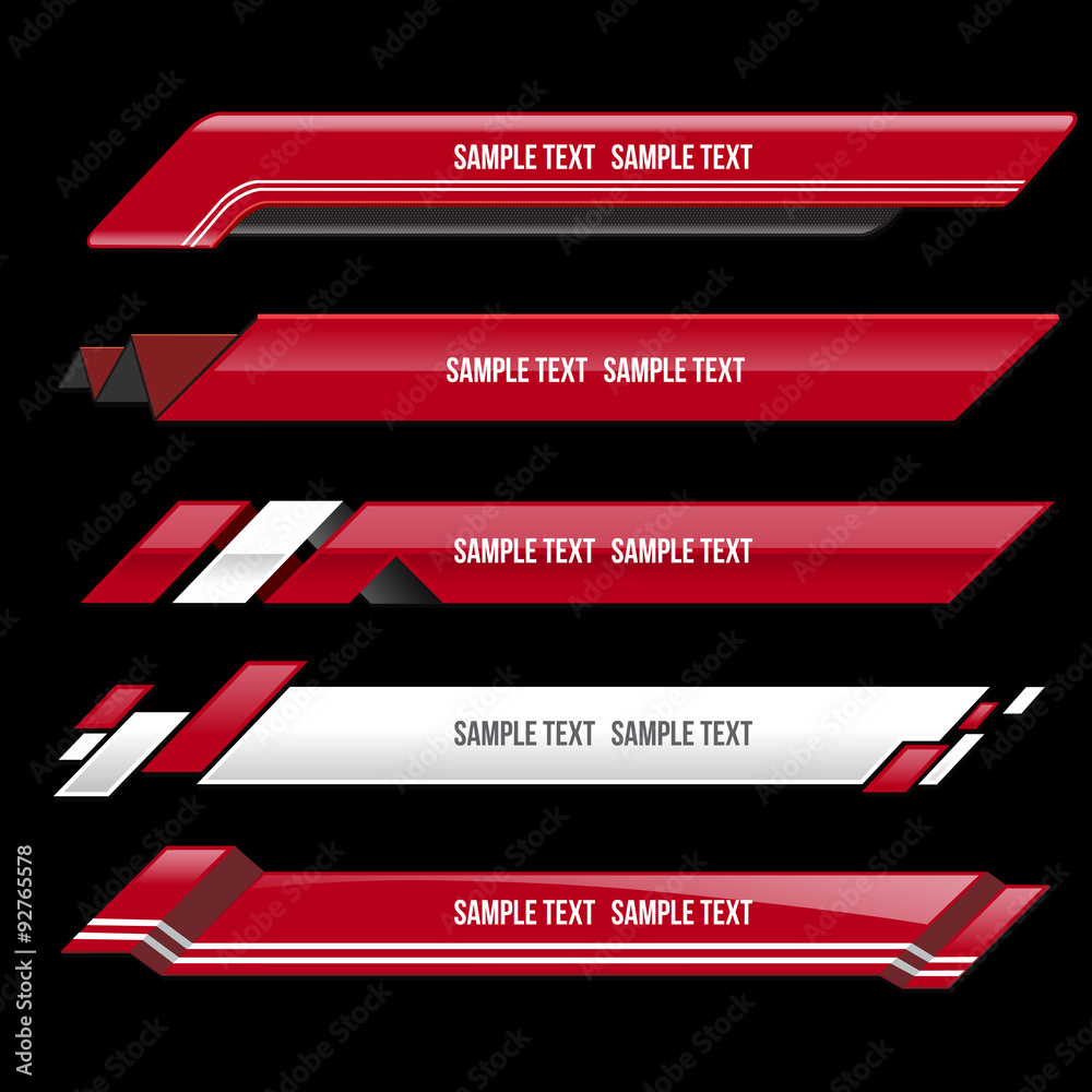 red lower Stock Vector | Adobe Stock