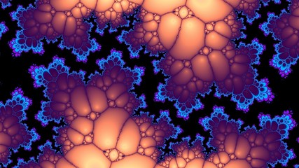 digitally generated fantastic fractal background