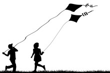 Children With Kites