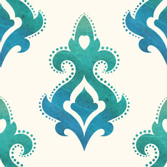 Poster - Watercolor seamless pattern . Can be used for backgrounds and