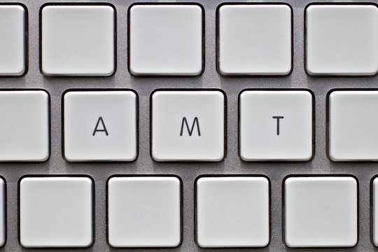 Tastatur mit Text 