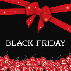 Poster - Black friday shopping season