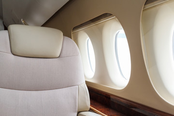 Luxury interior aircraft business aviation