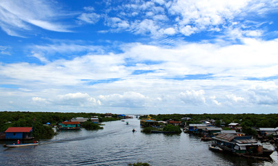 Poster - Floating Village, Tonle Sap Lake, Siem Reap