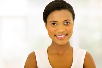 Wall Mural - african american woman indoors