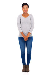 young african woman standing