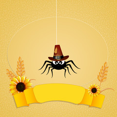 Canvas Print - spider for Thanksgiving