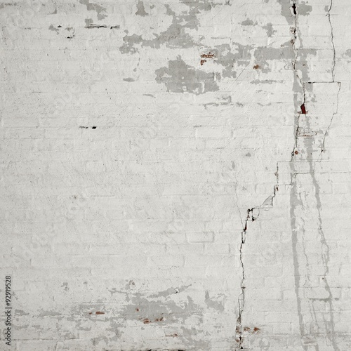 Old Rustic White Brick Wall With Painted Plaster Layer Texture Stock Photo Adobe Stock