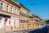 Fototapeta Miasto - Street in the historic centre of Lublin, Poland