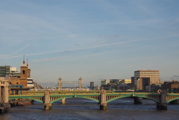 Wall Mural - River Thames in London