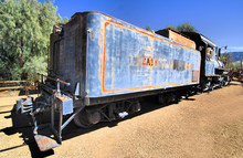 Blue Train / Old Train In Death Valley Californis