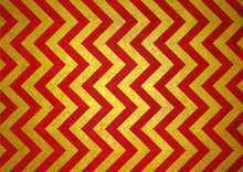 Chevron Striped Background Pattern, Red Gold Background Of Zig Zag Lines, Abstract Angles And Diagonal Shapes Design Element