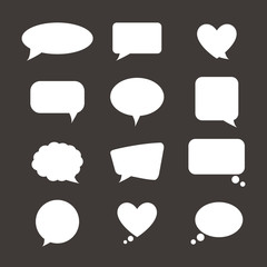 Canvas Print - Chat speech bubbles 