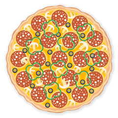 Wall Mural - pizza