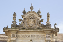 Parte Superiore Del Duomo Di Lecce